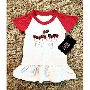 Texas Tech Wes and Willy Infant Molly Tiered "Go Texas Tech" Dress Size: 12M